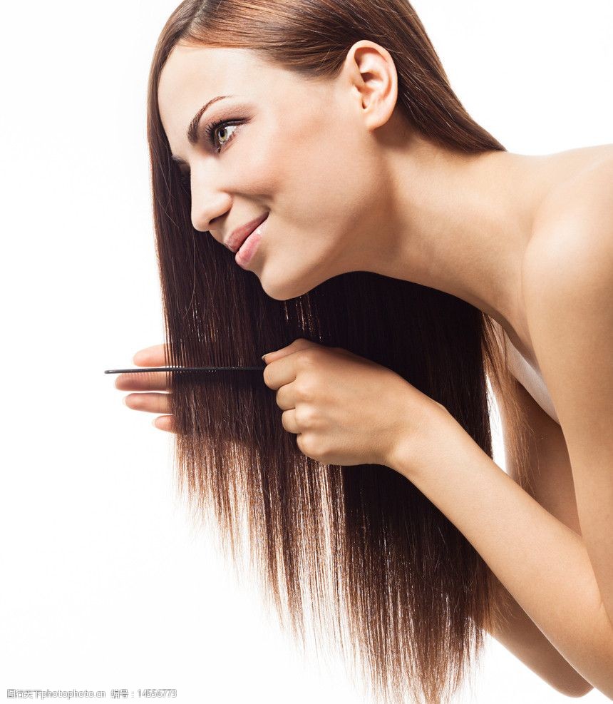 优雅时尚长发美女发型图片图片-图行天下图库