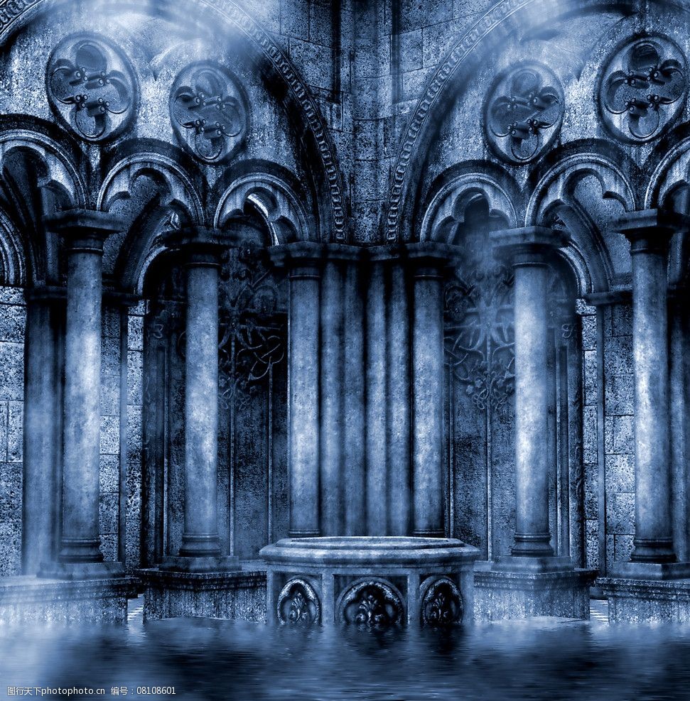 幽暗的宫殿图片图片 图行天下素材网