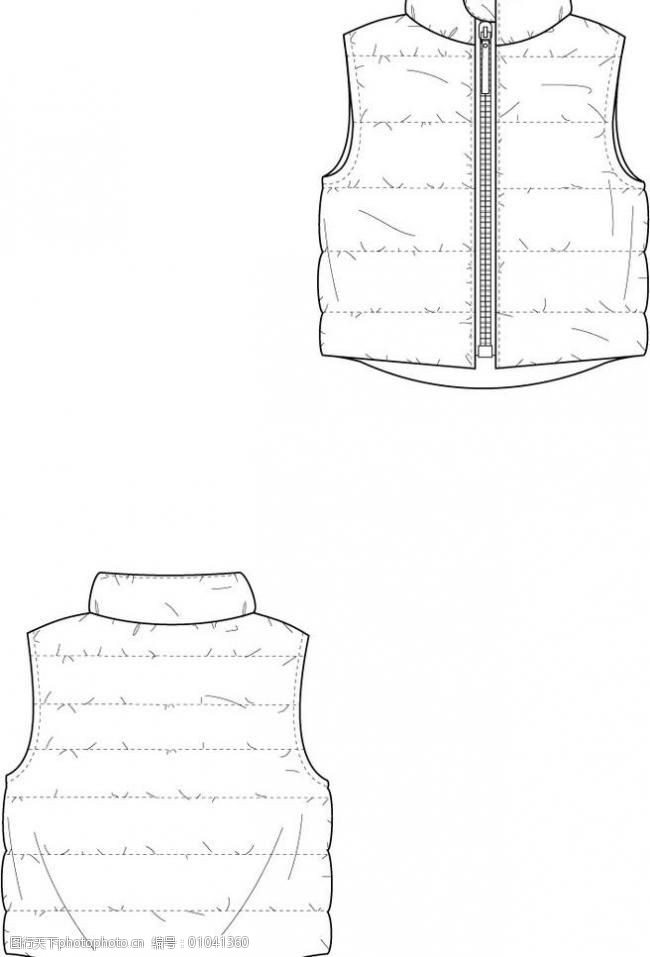 童装羽绒马夹图片