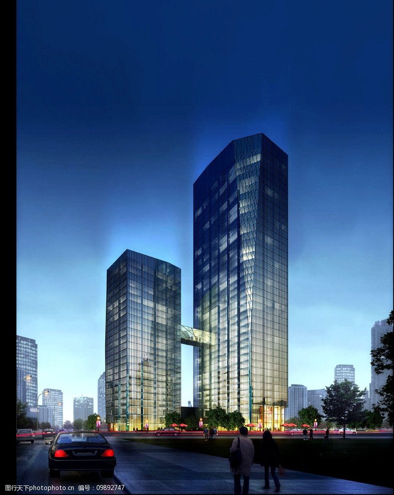 房地产楼盘效果图psd分层素材图片