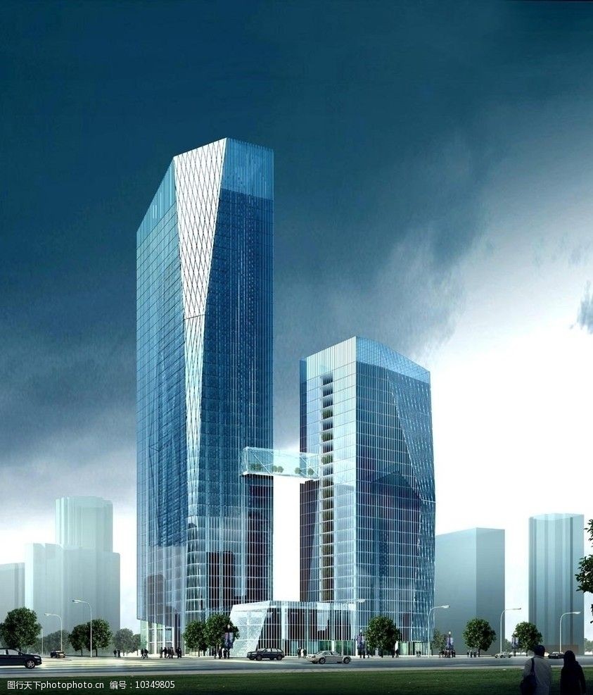 房地产楼盘效果图psd分层素材图片