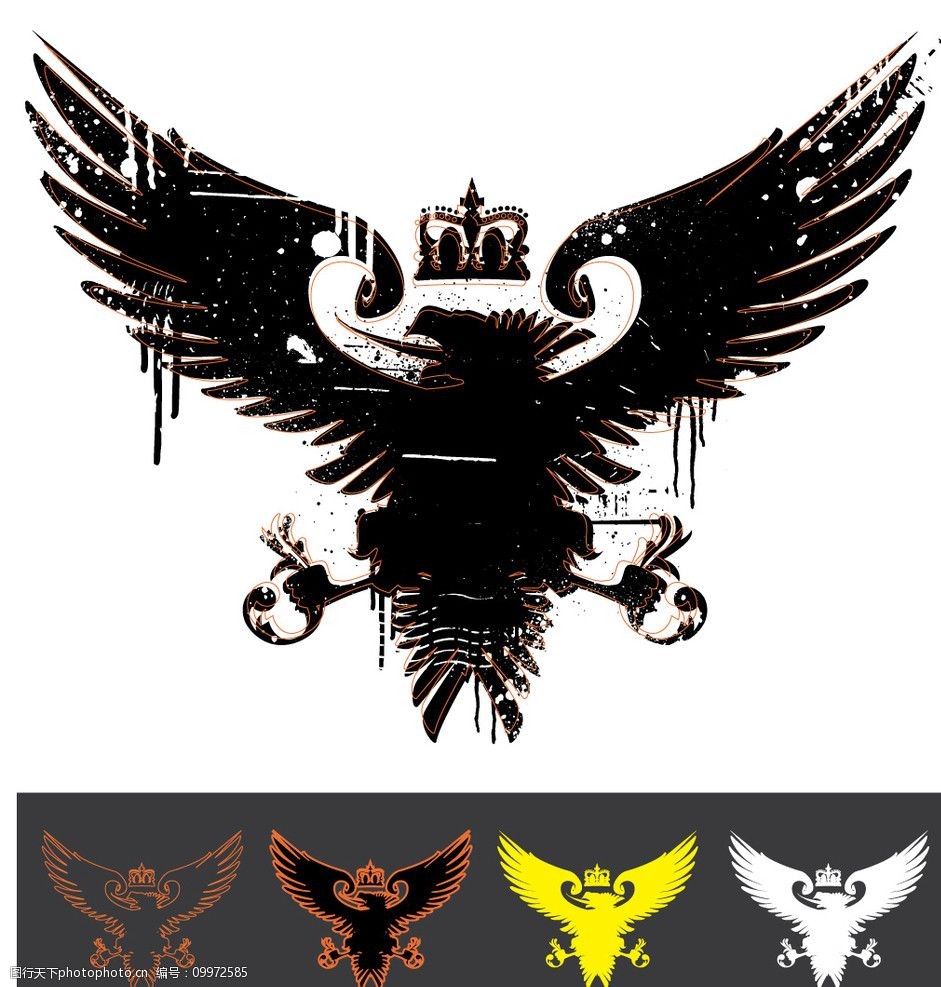 展翅雄鹰王冠图片