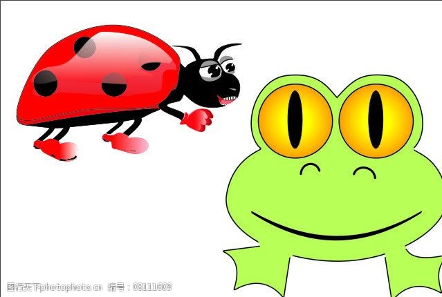 关键词:卡通动物矢量图 矢量 卡通 青蛙 螵虫 动物 矢量素材 幼儿园